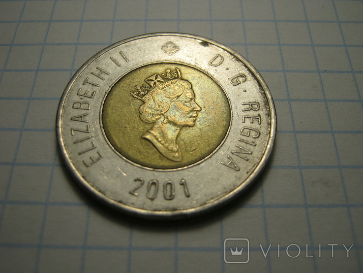 2 долара 2001р.Канада., фото №5