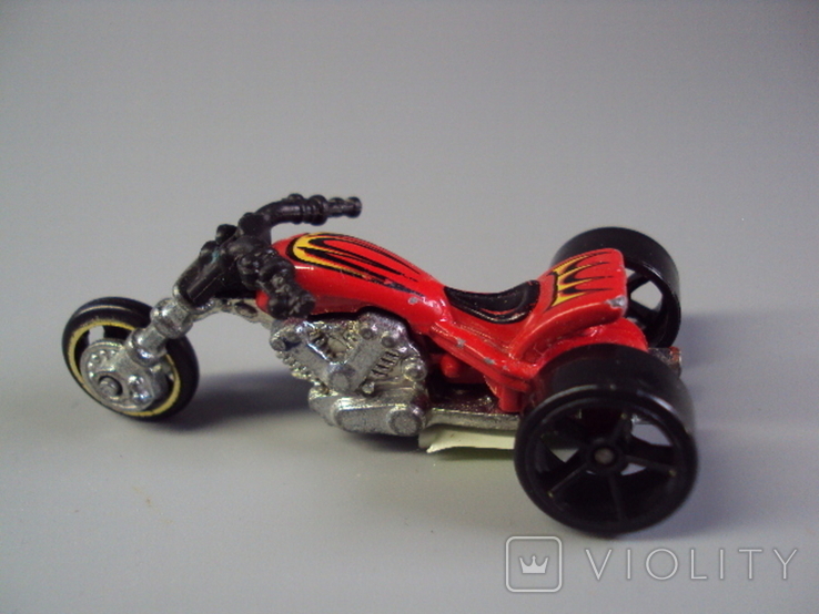 Motorcycle trike tricycle blastous mattel length 6.5 cm, photo number 5