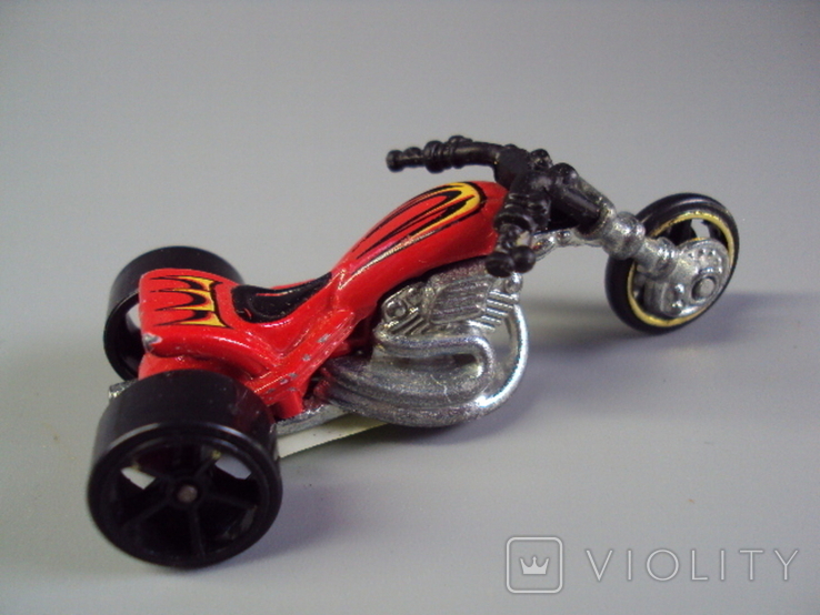 Motorcycle trike tricycle blastous mattel length 6.5 cm, photo number 7