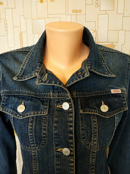 Куртка джинсовая S.OLIVER Италия коттон р-р М, фото №6