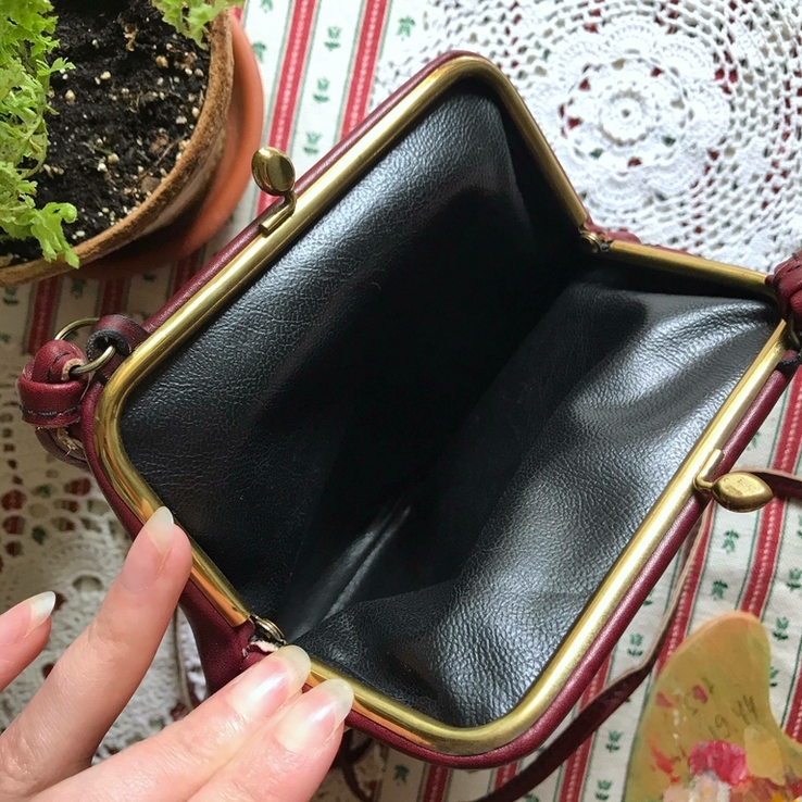 Маленькая сумка сумочка натуральная кожа винтаж ретро, photo number 10
