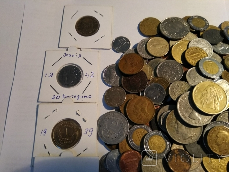 Монети Європи, Азії, екзотики, колонія 1900 -х 301 шт., фото №6