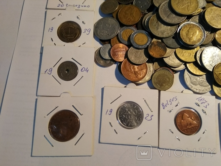 Монети Європи, Азії, екзотики, колонія 1900 -х 301 шт., фото №7