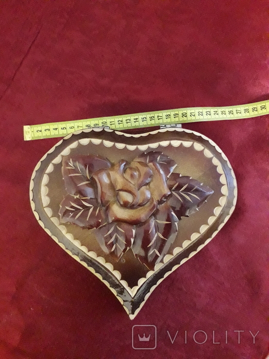 Шкатулка в форме сердца, фото №9