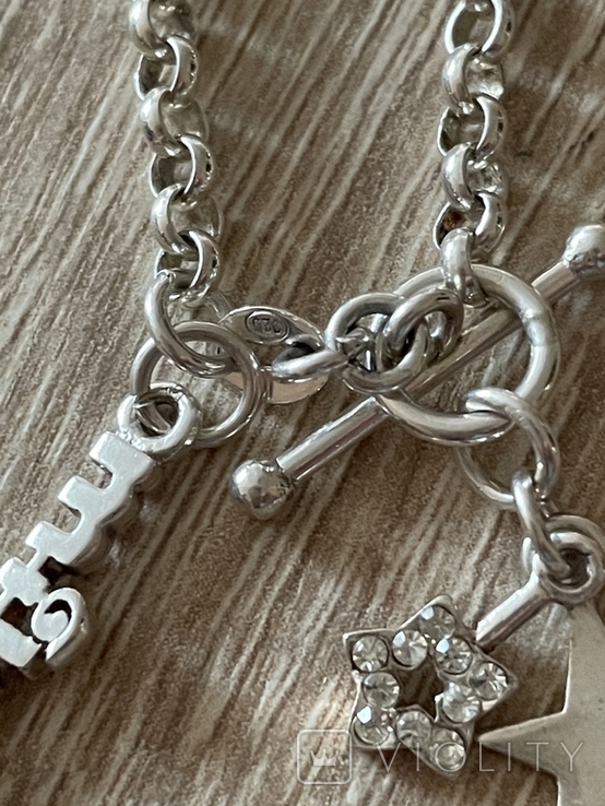 Modern silver necklace (Europe), photo number 4