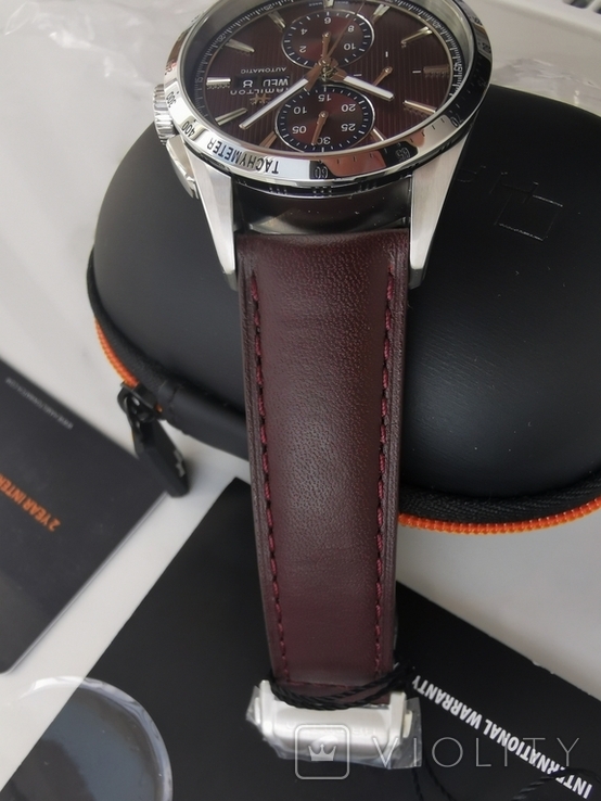 Hamilton Broadway Chronograph Bordeaux, фото №6