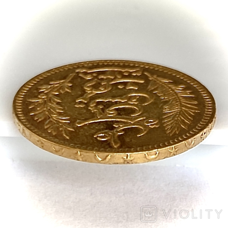 20 франков. 1892. Тунис (золото 900, вес 6,44 г), фото №11