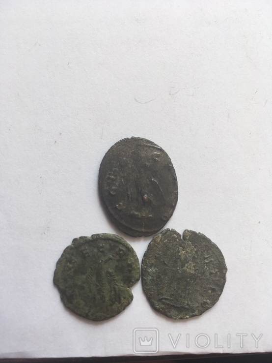Три посмертных антониниана Клавдия II Готского, фото №6