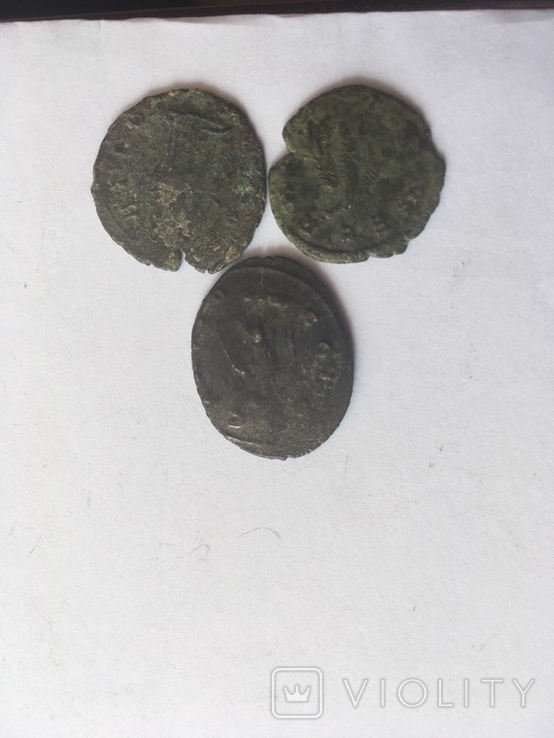 Три посмертных антониниана Клавдия II Готского, фото №8