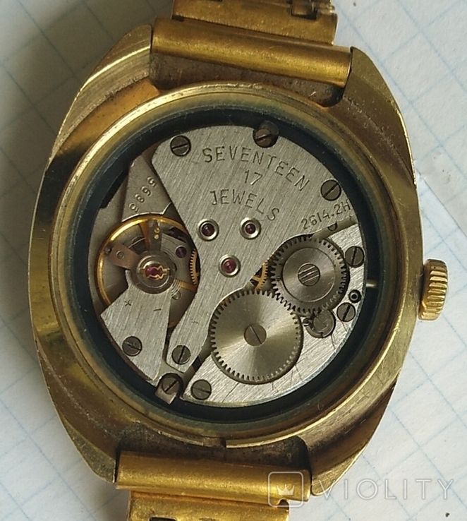 Часы в позолоте, AU10, AU + браслет позолота. Рабочие., фото №10