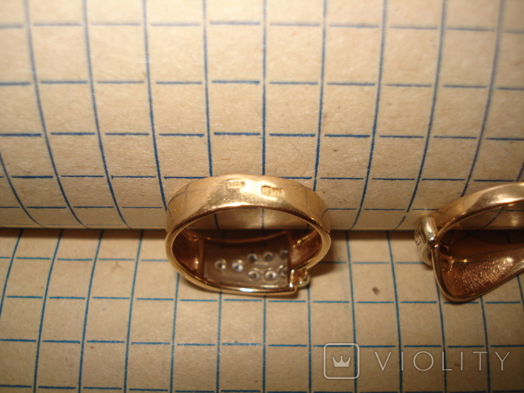 Три золотых кольца 585, фото №5