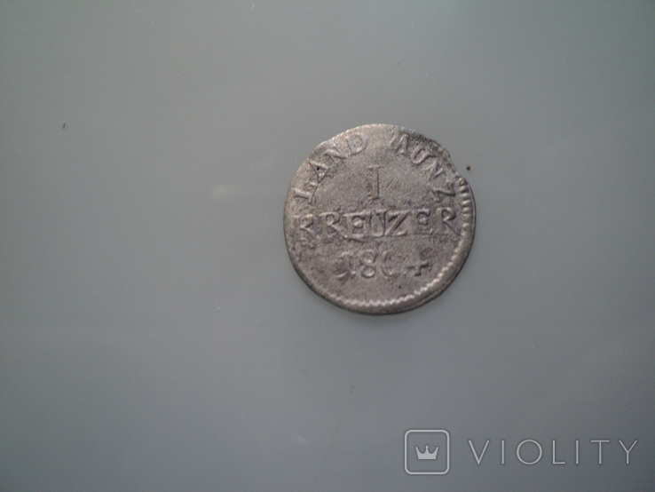 1 крейцер 1804 г серебро, фото №5