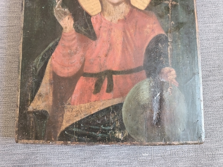 Икона Спаситель 18 век, фото №5