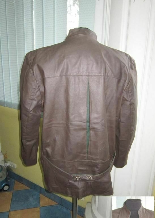 Большой кожаный мужской пиджак. Германия. Лот 661., фото №4