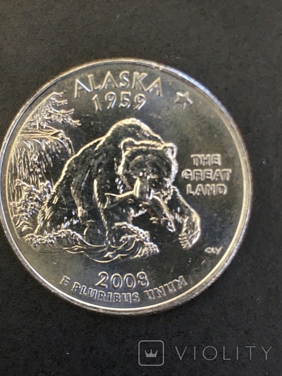 25 центів США 2008 Р