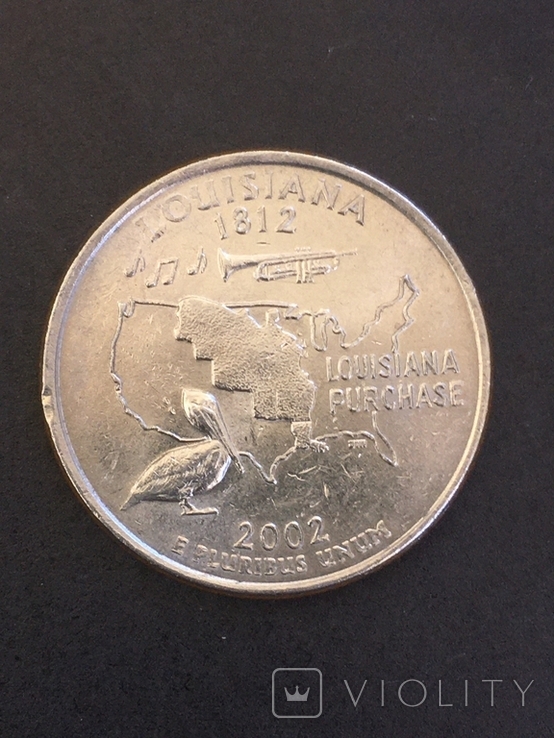 25 центів США 2002 Р, фото №2
