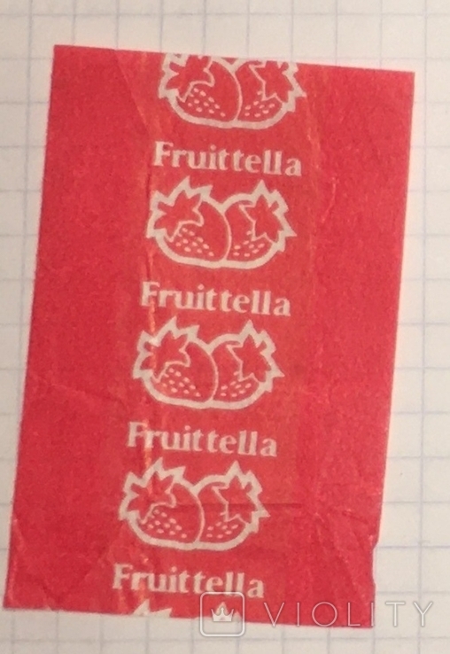 Обгортка, обгортка від цукерок і вкладиш від Fruittella gummies, фото №3