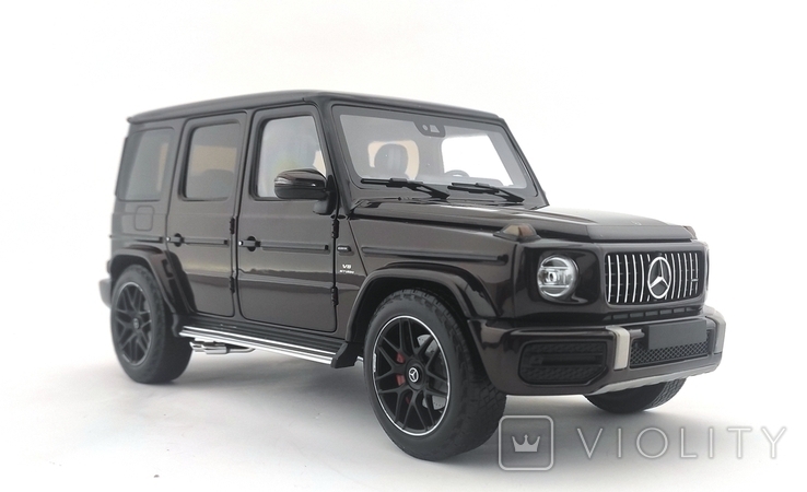 1/18 Mercedes G63 AMG 2018 dark red Minichamps, фото №6