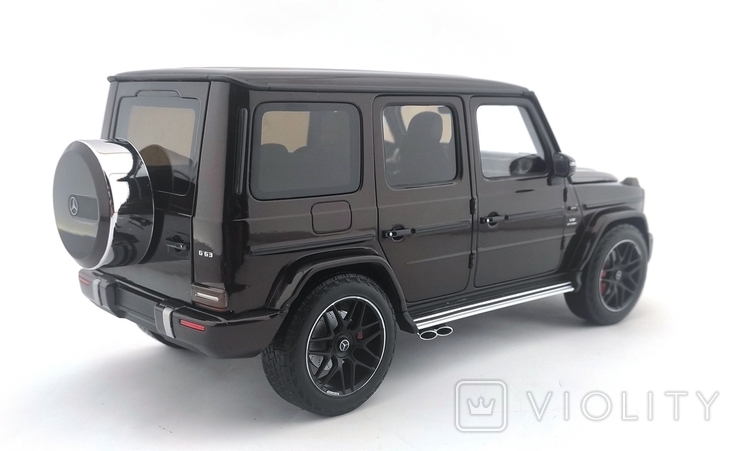 1/18 Mercedes G63 AMG 2018 dark red Minichamps, фото №7