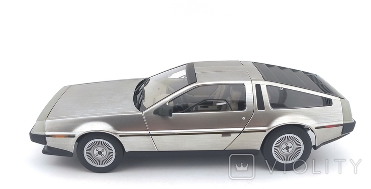 1/18 DeLorean DMC12 Coupe 1981 silver Auto Art, фото №7