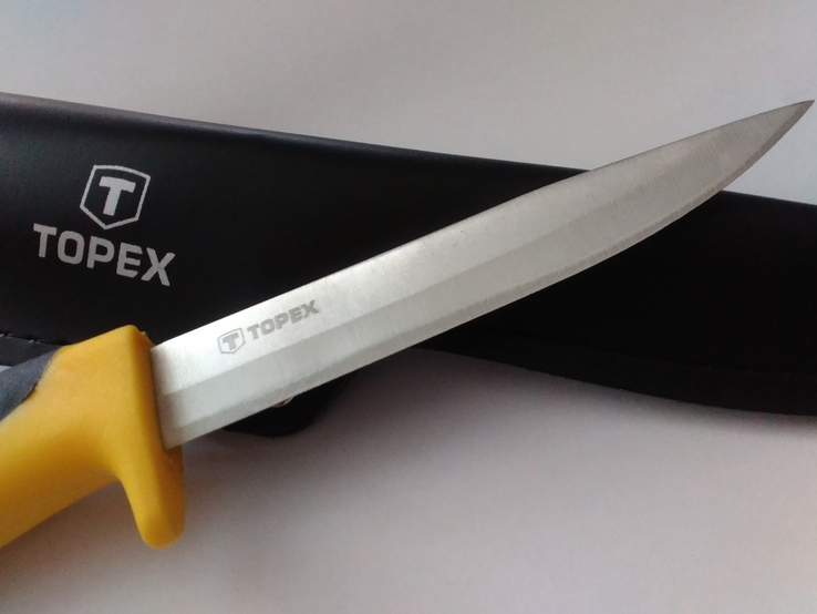 Нескладной нож TOPEX 98Z103 Black-Yellow
