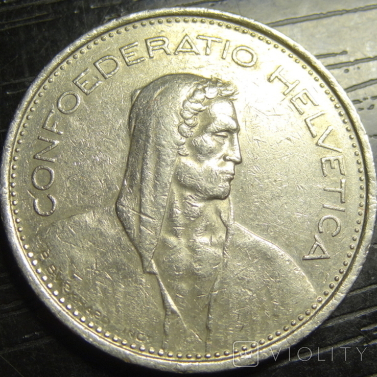 5 франків 1979 Швейцарія, фото №2