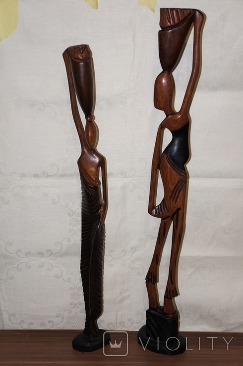 Африканские статуэтки 2 шт., фото №4