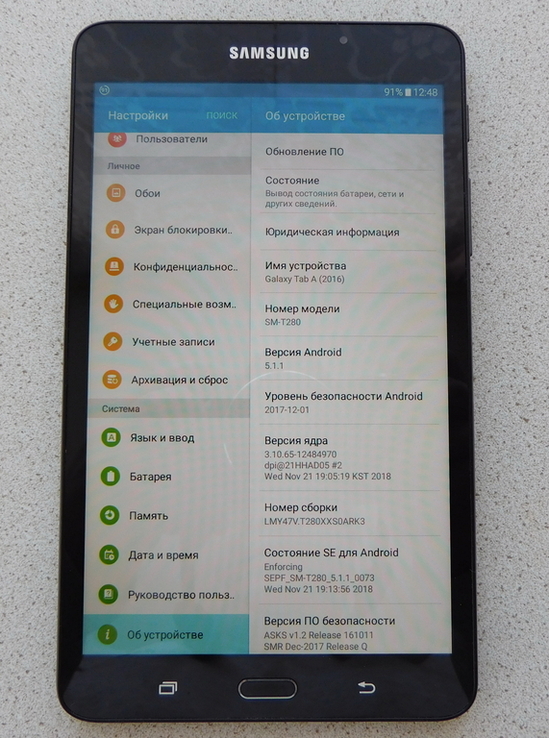 Планшет 7" Samsung Galaxy Tab A SM-T280, фото №4
