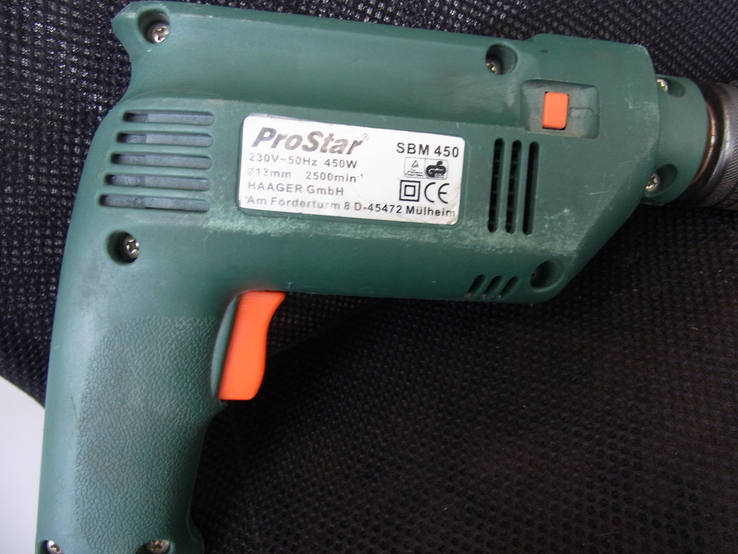 Дрель PRO STAR 450W з Німеччини, photo number 6