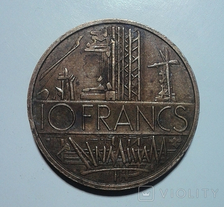 Франція 10 франків 1977