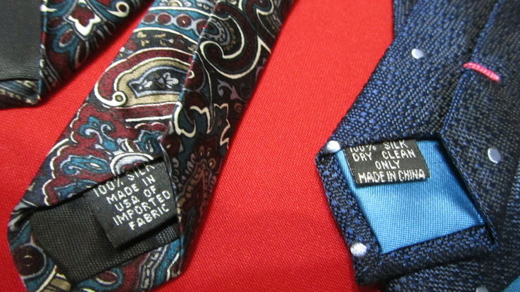 2 галстука,бренд,шелк., фото №6