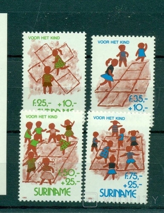 Суринам 1993 детские игры