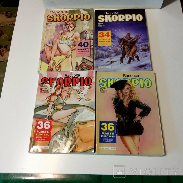 Комиксы Scorpio 4 штуки, фото №2
