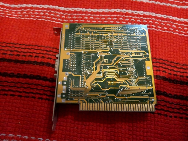 РАРИТЕТ Видеокарта EGA CGA MDA Hercules ISA 8-bit 256Kb G2 GC201-PC, photo number 3