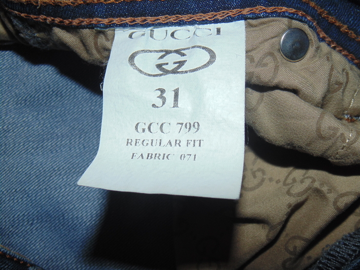 Джинсы Gucci р. 31., фото №5