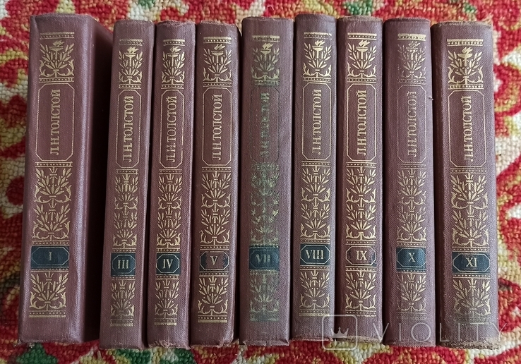 Книга- Лев Толстой,собрание сочинений в 12 томах (нет 2,6,12 тома), фото №2