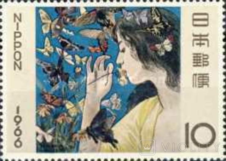 Япония 1966 неделя филателии