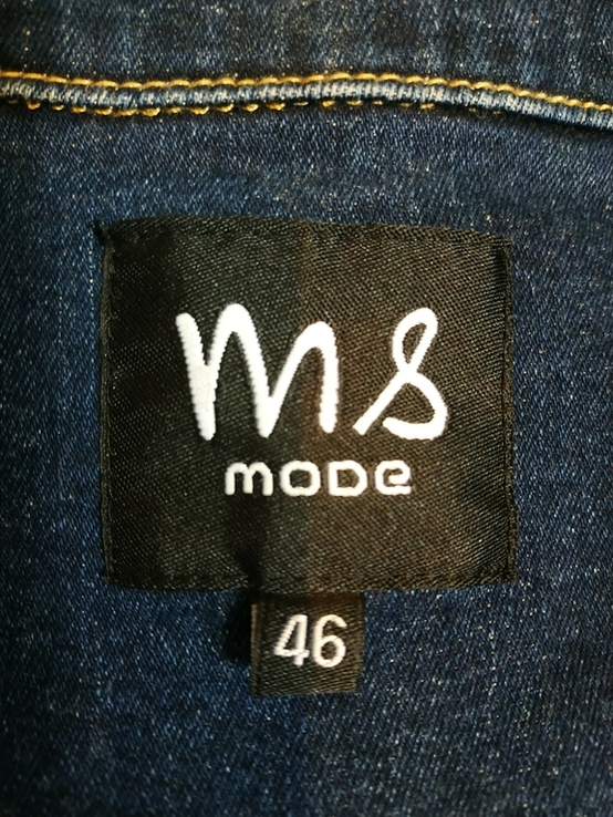Куртка джинсовая M MODE коттон стрейч р-р 46(состояние!), photo number 11