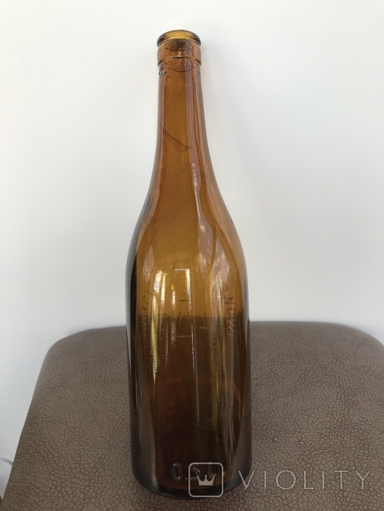 Старинная пивная бутылка LWOWSKIE TOWARZYSTWO AKCYJNE BROWAROW, фото №3