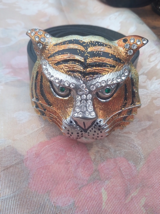 Пряжка до ремня декоративная *Голова тигра*-3, фото №2