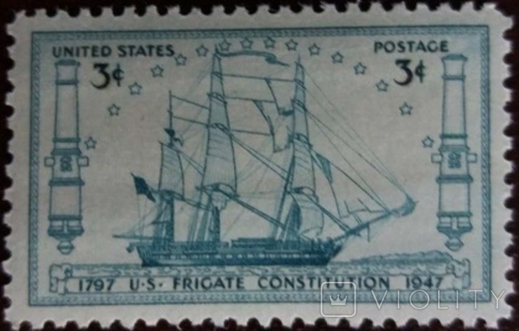 США 1947 г., Фрегат "Конституция", MNH