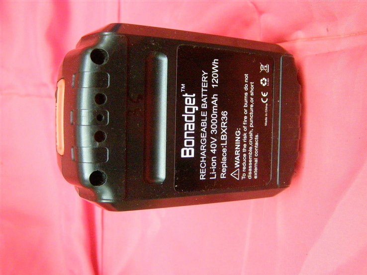 Батарея Bonadget для электроинструмента и садовой техники, фото №2