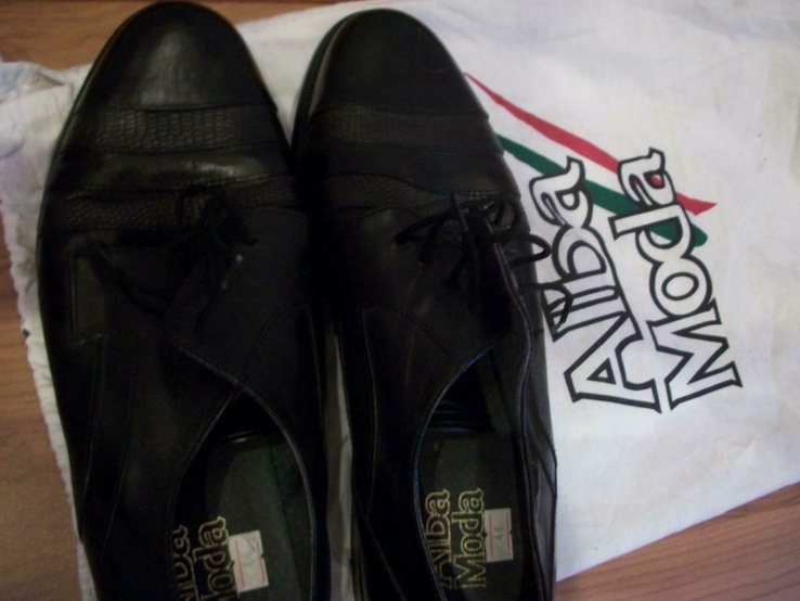 Мужские туфли "alba moda" , 44-размер, низкий каблук, длина стельки 29-см,, photo number 3