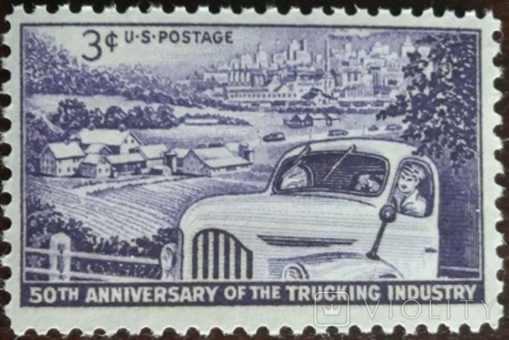 США 1953 г., Грузовик, MNH