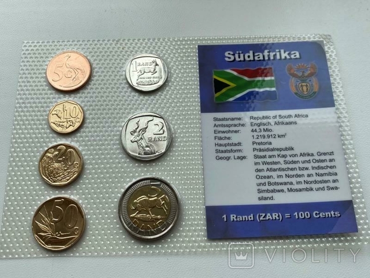 ЮАР набор монет 2005 года, фото №2