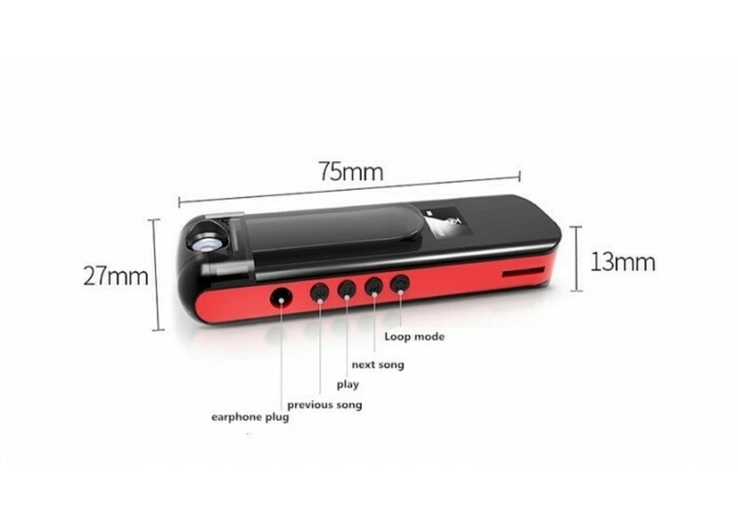 Мини камера IDV009 (диктофон, плеер), фото №6