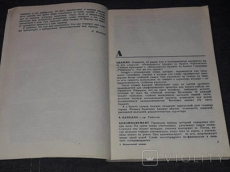 Л. Михеева - Музыкальный словарь в рассказах. 1984 год, фото №6