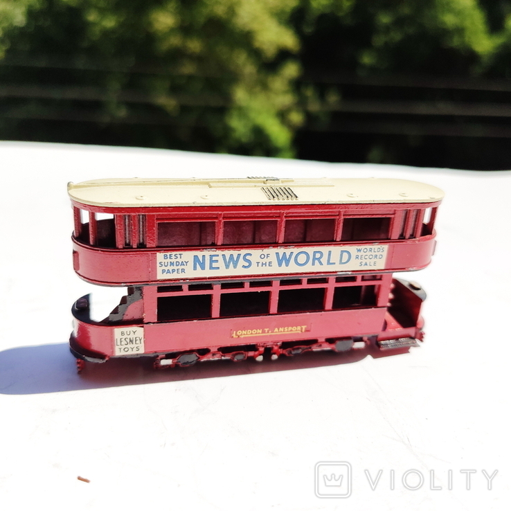 Модель Matchbox Models of Yesteryear англия Lesney No. 4 трамвай