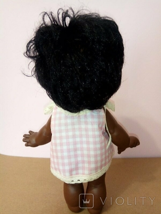 Кукла негритянка прямоножка ГДР, фото №4