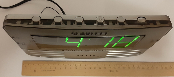 Радио часы SCARLETT SC-4007, фото №4